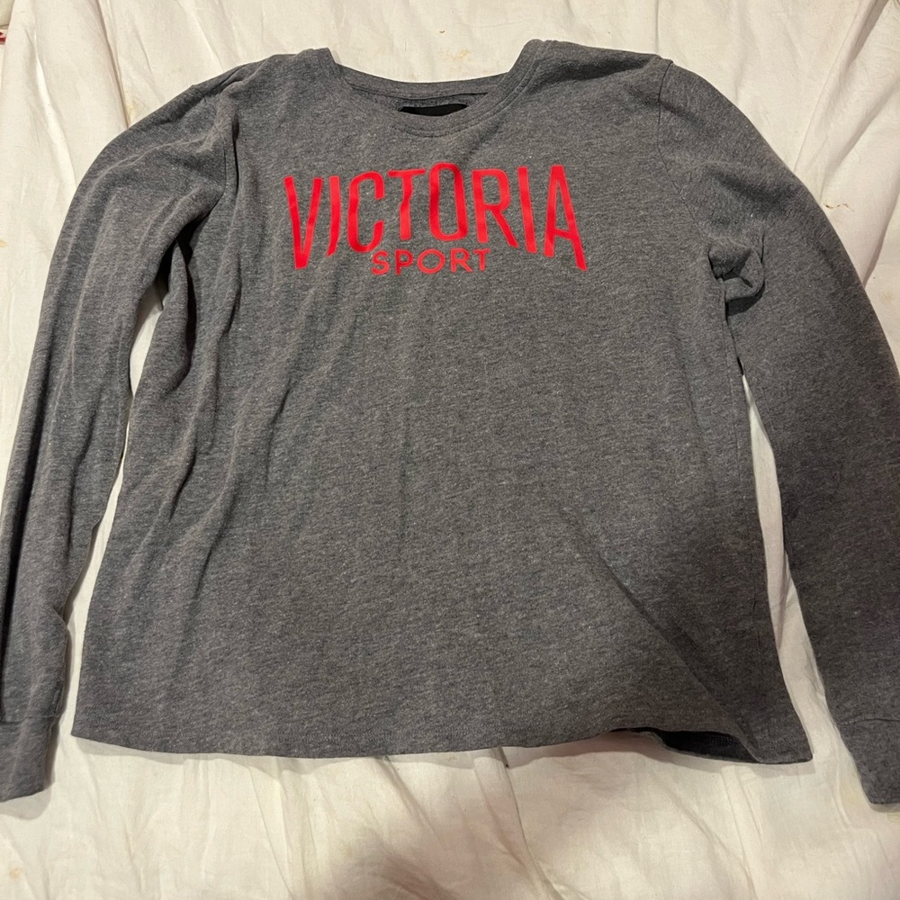 Victoria Sport Gray Long Sleeve Shirt